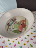 Vintage Oneida Deluxe Little Red Riding Hood-Big Bad Wolf Bowl #3245, Nice & Clean