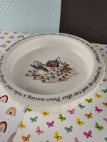 Vintage Wedgwood Peter Rabbit Beatrix Potter 6.5" Bowl Made in England