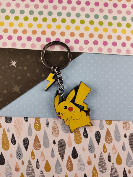Loungefly Pokemon Pikachu Metal Keychain, Nice & Clean, Like New