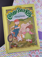 Vintage 1984 Cabbage Patch Kids Making Friends Hardcover Picture Book