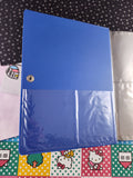 Vintage 1990's Pokemon Charmander Blue 4-Pocket TCG Binder, Great Condition