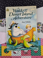 Vintage 1986 Happy House, Waldo and the Desert Island Adventure Softcover, Nice & Clean