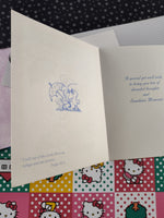 Vintage Blessed Friends Greeting Card "Get Well Wishes" Clean & Unused
