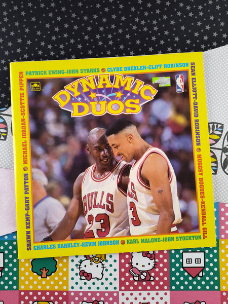 Vintage 1993 NBA All-Stars Dynamic Duos Golden Book Softcover, Nice & Clean