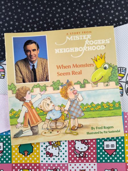 Vintage 1988 Fred Rogers, A Story From Mister Rogers' Neighborhood "When Monsters Seem Real" Softcover