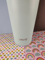 Ello Beacon 24oz Vacuum Stainless Steel Tumbler, Light Blue, Like New