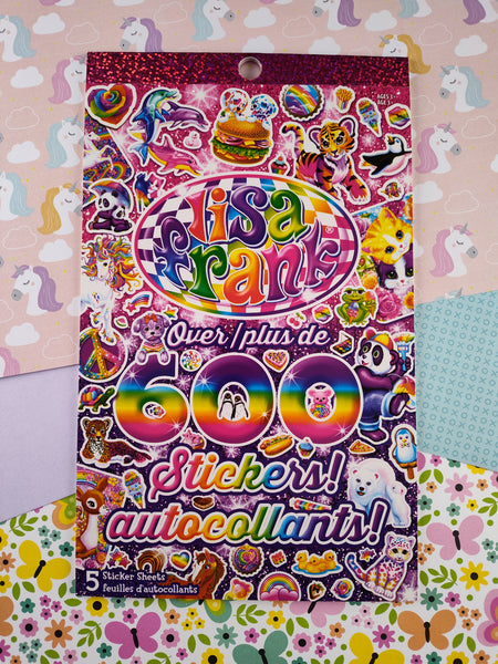 Lisa Frank Sticker Collector Set, Over 600 Stickers; New, Unused