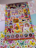 Lisa Frank Sticker Collector Set, Over 600 Stickers; New, Unused