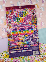 Lisa Frank Sticker Collector Set, Over 600 Stickers; New, Unused