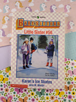 Vintage 1994 1st Printing Baby-Sitters Little Sister #56, Karen's Ice Skates Softcover