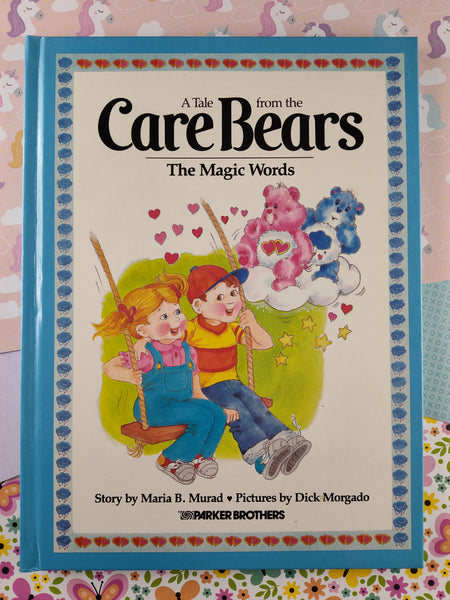 Vintage 1984 A Tale from the Care Bears: The Magic Words Parker Brothers Hardcover