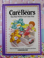 Vintage 1984 A Tale from the Care Bears: Your Best Wishes Can Come True Parker Brothers Hardcover