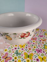 Vintage Corelle Coordinates "Abundance" Mixing Bowl Set/2, 1 Qt + 3 Qt Bowls Nice & Clean