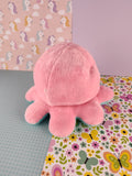 TeeTurtle: The Original Reversible Octopus Plushie, Blue/Pink Nice & Clean