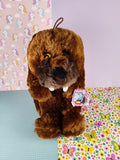 Nanco Belly Buddies Brown Walrus Stuffed Plush Animal 8”, NWT