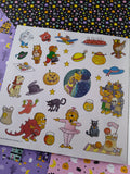 Vintage 1989 The Berenstain Bears: Trick or Treat, First TIme Books w/Stickers Softcover, Nice & Clean