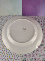 Vintage PV Parry Vielle French Opera Gold Trim 10” Dinner Plates Set/6, Nice & Clean