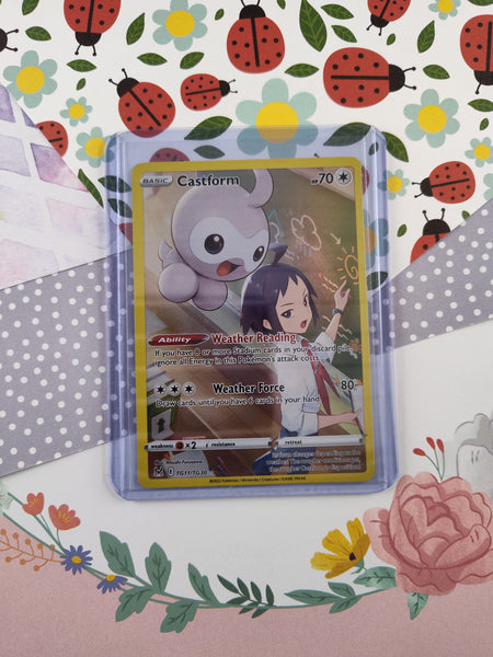 Pokemon TCG - Castform Lost Origin Full Art Holo Card TG11/TG30 - NM Pfaltzcraftsmore Pokemon TCG - Castform Lost Origin Full Art Holo Card TG11/TG30 - NM Pfaltzcraftsmore