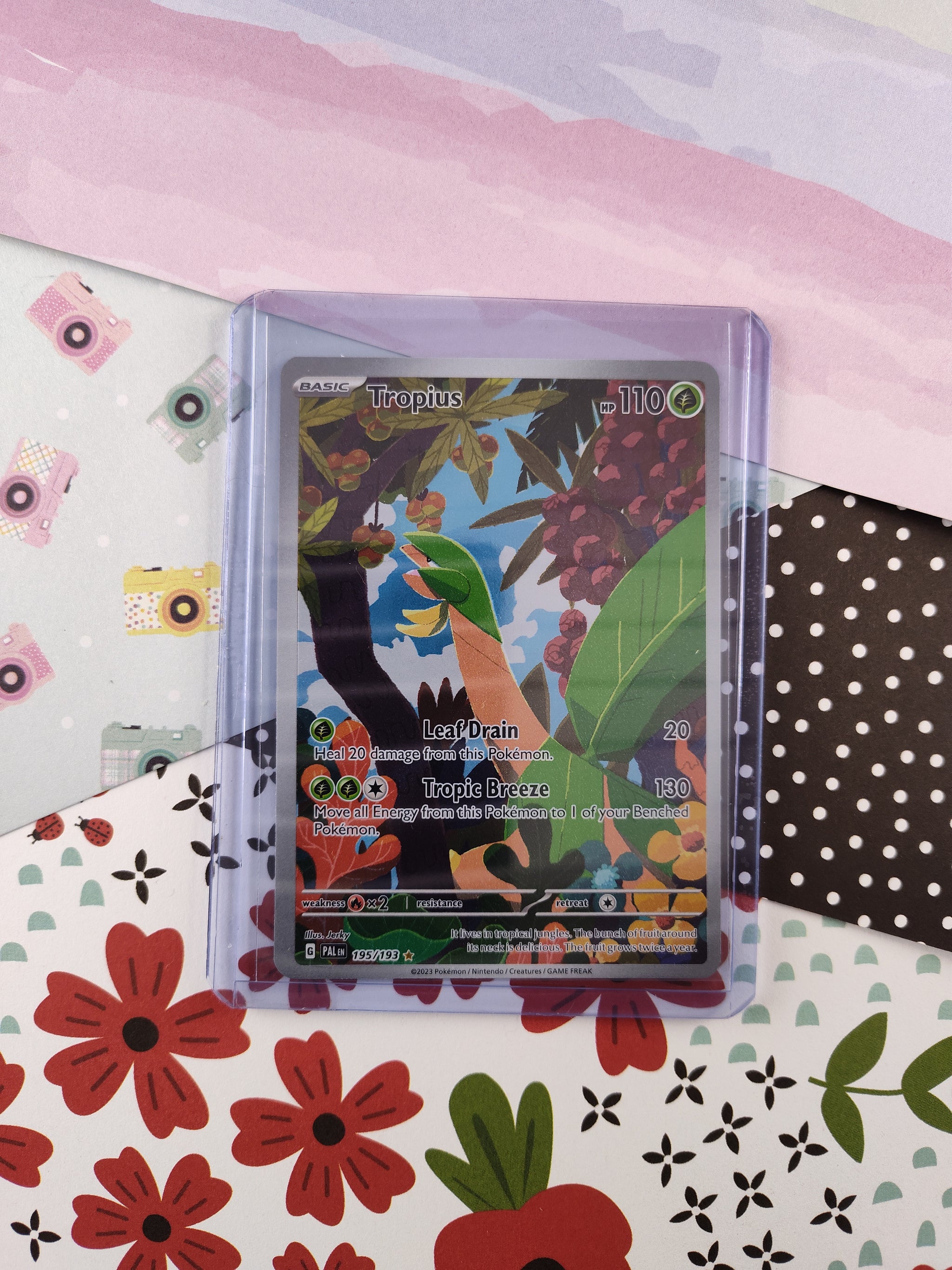 Tropius Pokemon Card Full Art