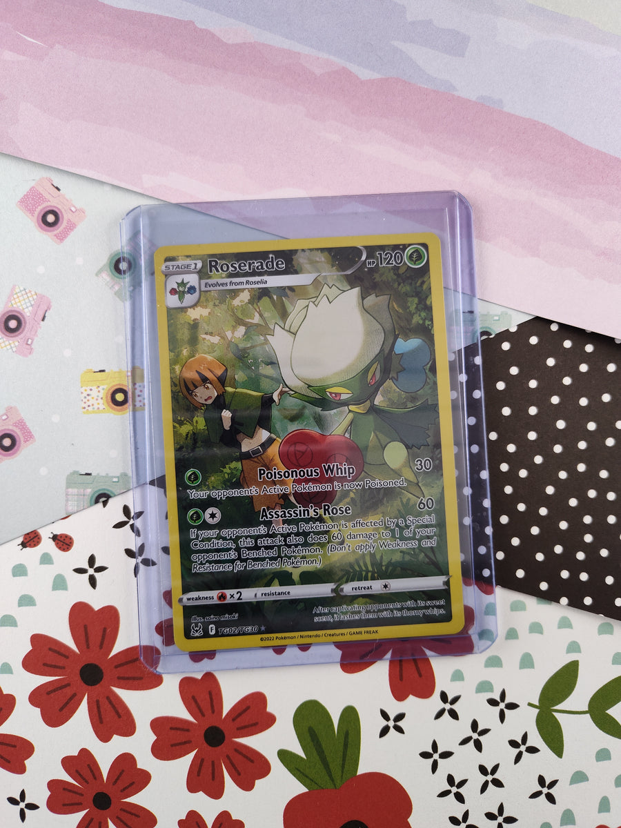Pokemon TCG - Roserade Lost Origin Full Art Holo Card TG02/TG30 - NM ...