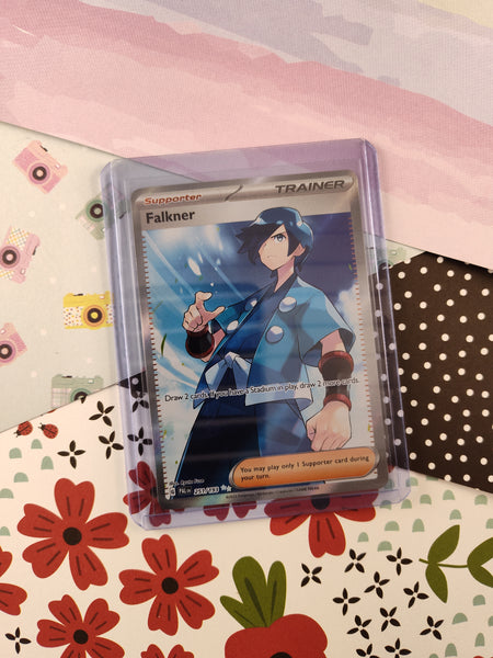 Pokemon TCG - Falkner Paldea Evolved Full Art Holo Card 251/193 - NM Pfaltzcraftsmore Pokemon TCG - Falkner Paldea Evolved Full Art Holo Card 251/193 - NM Pfaltzcraftsmore