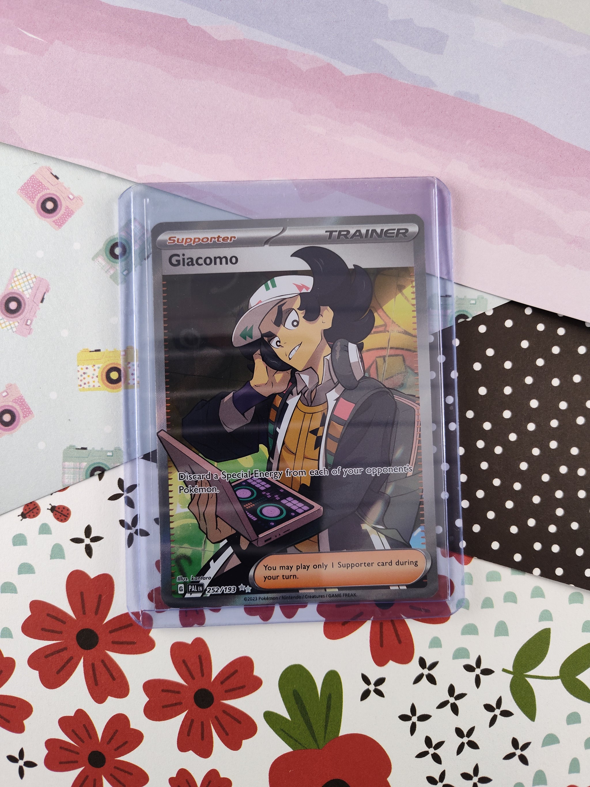 Pokemon Trading Card Game Paldea Evolved Ultra Rare Giacomo #252