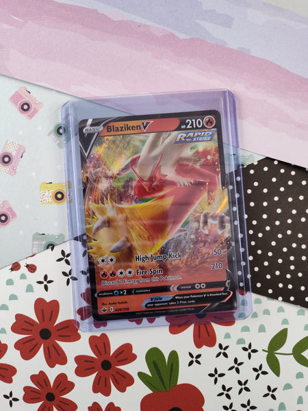 blaziken holographic card Blaziken - 042/182 - Destined Rivals
