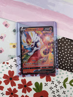 Pokemon TCG - Cinderace V Fusion Strike Full Art Holo Card 044/264 - NM