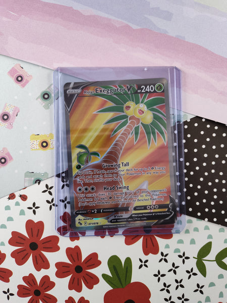 Pokemon TCG - Exeggutor V Pokemon GO Full Art Holo Card 071/078 - NM Pfaltzcraftsmore Pokemon TCG - Exeggutor V Pokemon GO Full Art Holo Card 071/078 - NM Pfaltzcraftsmore