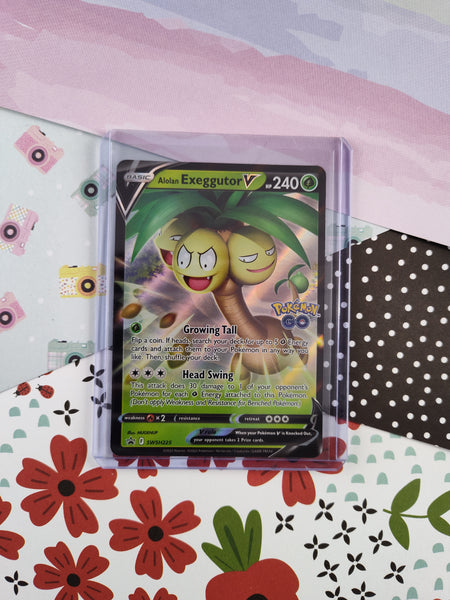 Pokemon TCG - Alolan Exeggutor V Promo Full Art Holo Card SWSH225 - NM Pokemon TCG - Alolan Exeggutor V Promo Full Art Holo Card SWSH225 - NM
