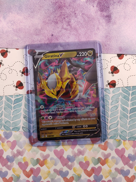 Pokemon TCG - Giratina V Lost Origin Full Art Holo Card 130/196 - NM Pfaltzcraftsmore Pokemon TCG - Giratina V Lost Origin Full Art Holo Card 130/196 - NM Pfaltzcraftsmore