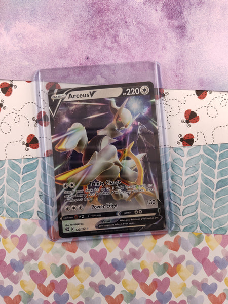 Pokemon TCG - Arceus V Brilliant Stars Full Art Holo Card 122/172 - NM