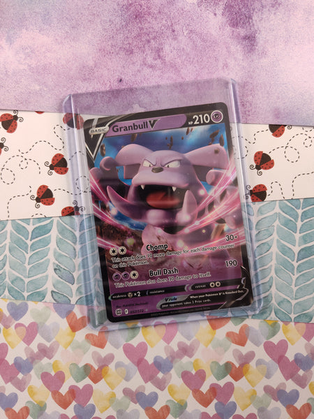 Pokemon TCG - Granbull V Brilliant Stars Full Art Holo Card 057/172 - Pfaltzcraftsmore Pokemon TCG - Granbull V Brilliant Stars Full Art Holo Card 057/172 - Pfaltzcraftsmore