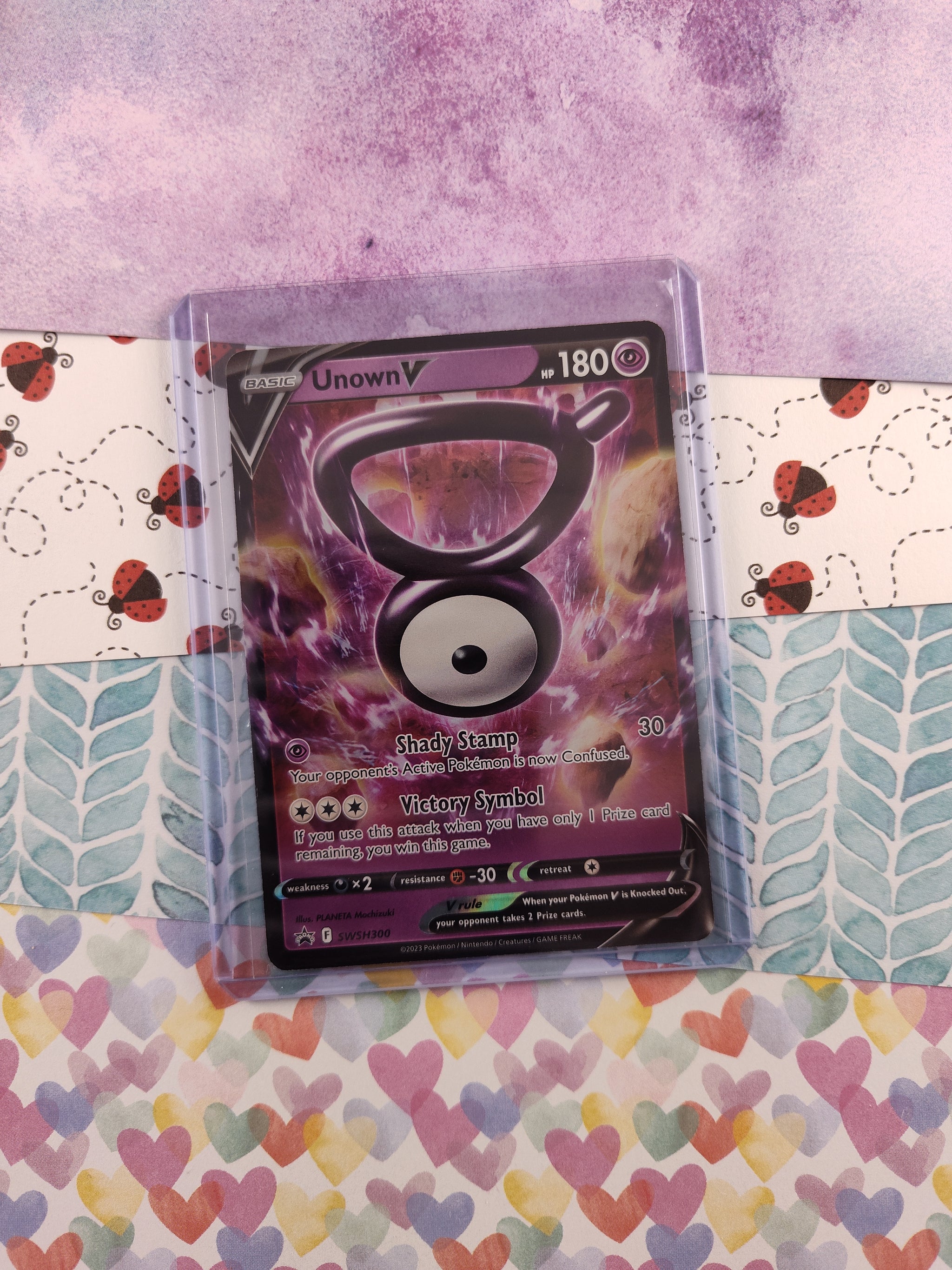 unown v pokemon card Unown V Silver Tempest 065/195, NM Pokemon Card main image 1