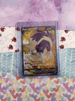 Pokemon TCG - Skuntank V Silver Tempest Full Art Holo Card 180/195 - NM