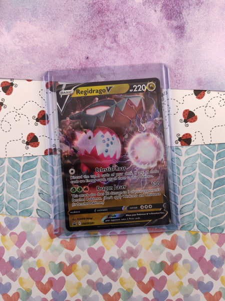 Pokemon TCG - Regidrago V Promo Full Art Holo Card SWSH281 - NM Pfaltzcraftsmore Pokemon TCG - Regidrago V Promo Full Art Holo Card SWSH281 - NM Pfaltzcraftsmore