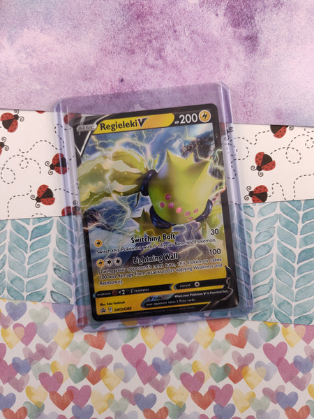 Pokemon TCG - Regieleki V Promo Full Art Holo Card SWSH280 - NM