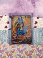 Pokemon TCG - Lucario V Promo Full Art Holo Card SWSH213 - NM