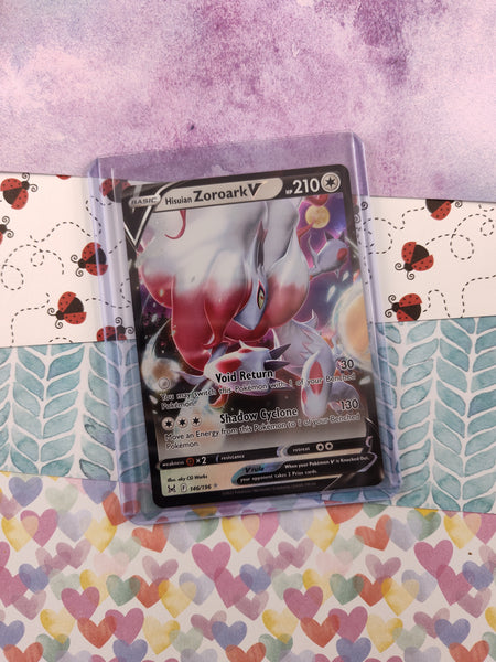 Pokemon TCG - Hisuian Zoroark V Lost Origin Full Art Holo Card 146/196 Pfaltzcraftsmore Pokemon TCG - Hisuian Zoroark V Lost Origin Full Art Holo Card 146/196 Pfaltzcraftsmore