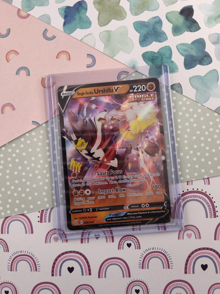 Pokemon TCG - Single Strike Urshifu V Battle Styles Full Art Holo Card 085/163 - NM