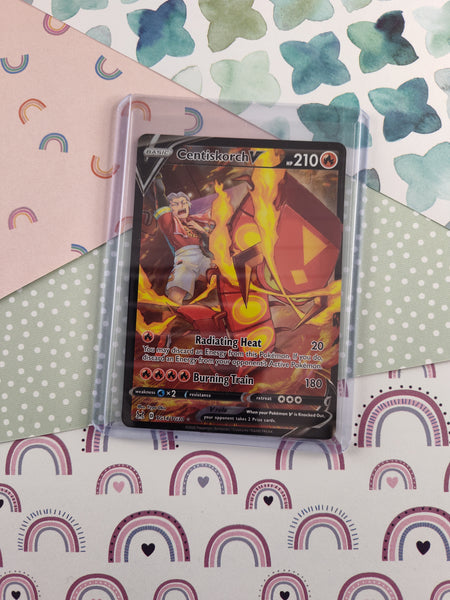 Pokemon TCG - Centiskorch V Lost Origin Full Art Holo Card TG14/TG30 - Pfaltzcraftsmore Pokemon TCG - Centiskorch V Lost Origin Full Art Holo Card TG14/TG30 - Pfaltzcraftsmore