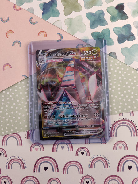 Pokemon TCG - Duraludon VMAX Evolving Skies Full Art Holo Card 123/203 Pfaltzcraftsmore Pokemon TCG - Duraludon VMAX Evolving Skies Full Art Holo Card 123/203 Pfaltzcraftsmore