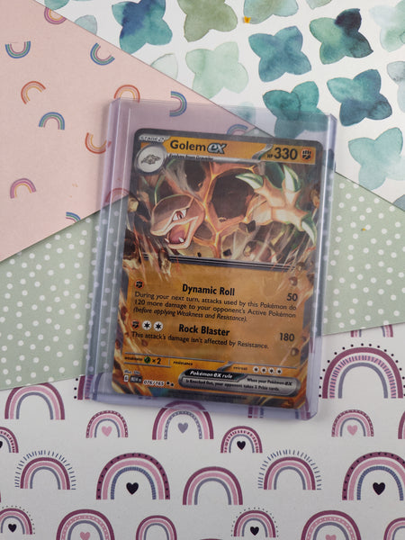 Pokemon TCG - Golem ex Scarlet & Violet Full Art Holo Card MEW 076/165 Pfaltzcraftsmore Pokemon TCG - Golem ex Scarlet & Violet Full Art Holo Card MEW 076/165 Pfaltzcraftsmore