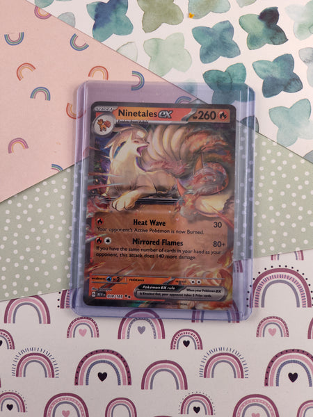 Pokemon TCG - Ninetales ex Scarlet & Violet Full Art Holo Card MEW 038 Pfaltzcraftsmore Pokemon TCG - Ninetales ex Scarlet & Violet Full Art Holo Card MEW 038 Pfaltzcraftsmore