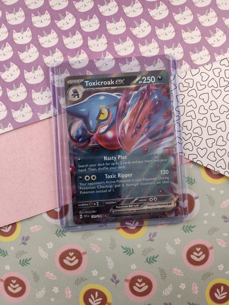 Pokemon TCG - Toxicroak ex Scarlet & Violet Full Art Holo Card SV1 131 Pfaltzcraftsmore Pokemon TCG - Toxicroak ex Scarlet & Violet Full Art Holo Card SV1 131 Pfaltzcraftsmore