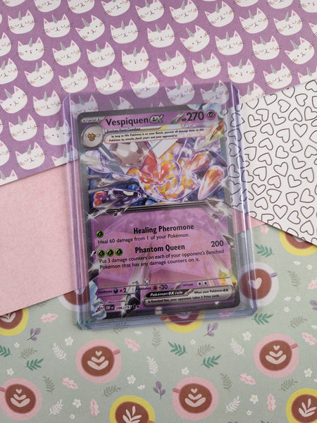 Pokemon TCG - Vespiquen ex Scarlet & Violet Full Art Holo Card OBF 096 Pfaltzcraftsmore Pokemon TCG - Vespiquen ex Scarlet & Violet Full Art Holo Card OBF 096 Pfaltzcraftsmore