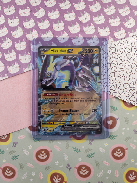 Pokemon TCG - Miraidon ex Promo Full Art Holo Card SVP 028 - NM Pfaltzcraftsmore Pokemon TCG - Miraidon ex Promo Full Art Holo Card SVP 028 - NM Pfaltzcraftsmore