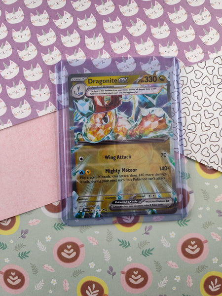 Pokemon TCG - Dragonite ex Scarlet & Violet Full Art Holo Card OBF 159 Pfaltzcraftsmore Pokemon TCG - Dragonite ex Scarlet & Violet Full Art Holo Card OBF 159 Pfaltzcraftsmore
