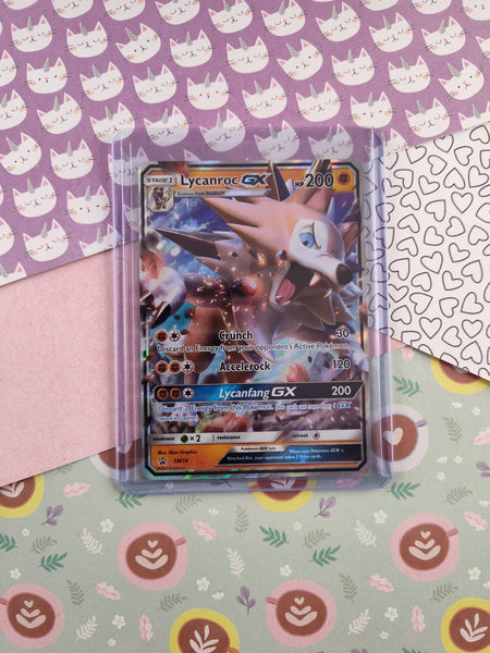 Pokemon TCG - Lycanroc GX Promo Full Art Holo Card SM14 - NM Pfaltzcraftsmore Pokemon TCG - Lycanroc GX Promo Full Art Holo Card SM14 - NM Pfaltzcraftsmore