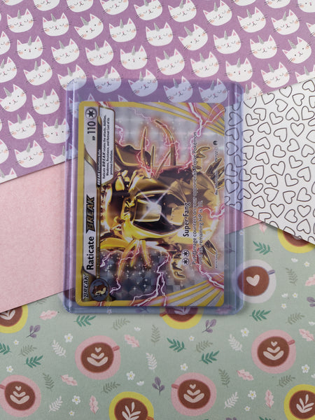 Pokemon TCG - Raticate BREAK BREAKpoint Full Art Holo Card 89/122 - NM Pfaltzcraftsmore Pokemon TCG - Raticate BREAK BREAKpoint Full Art Holo Card 89/122 - NM Pfaltzcraftsmore